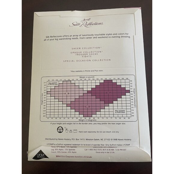 Hanes Silk Reflection Silky Sheer 715 Non-Control Top AB Sandalfoot Barely Black - Picture 2 of 2